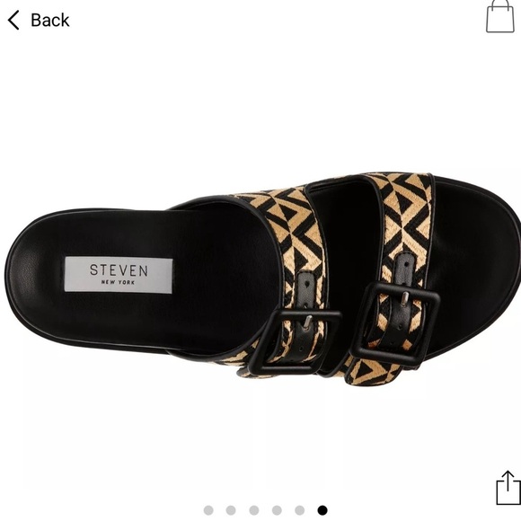 Steven By Steve Madden Black and Tan Sandals - Picture 2 of 7